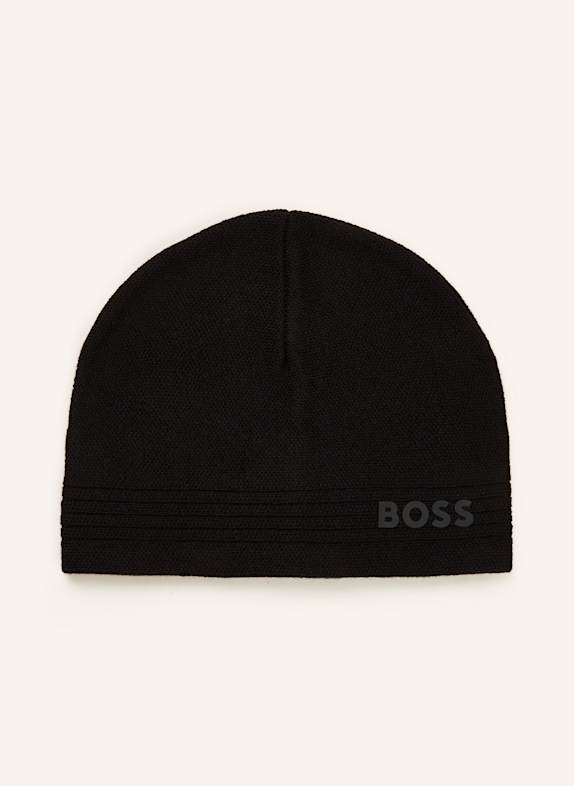 BOSS Multifunctional cap AFLEECE BLACK