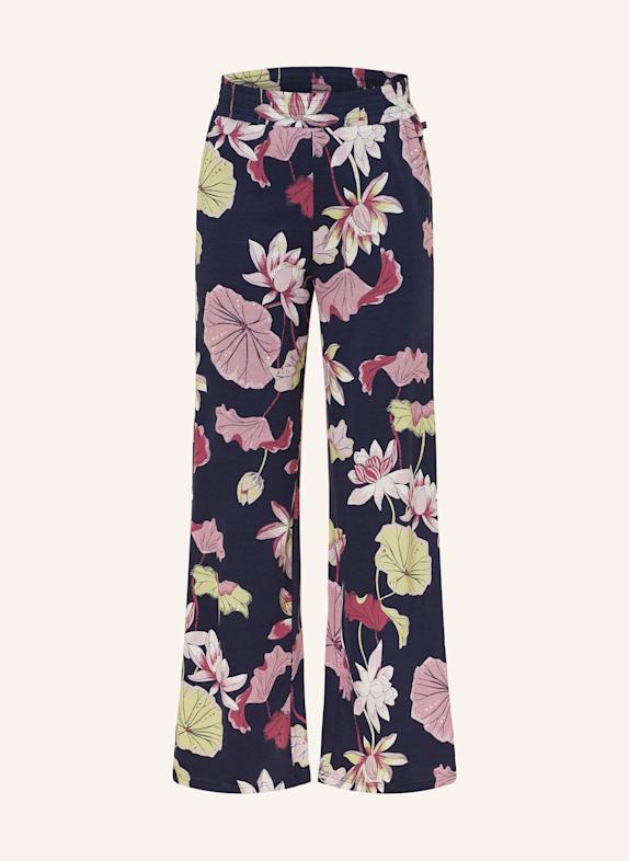 CALIDA Pajama pants FAVOURITES GLOW DARK BLUE/ DUSKY PINK/ LIGHT GREEN