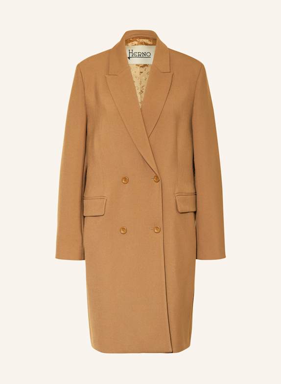 HERNO Coat CAMEL