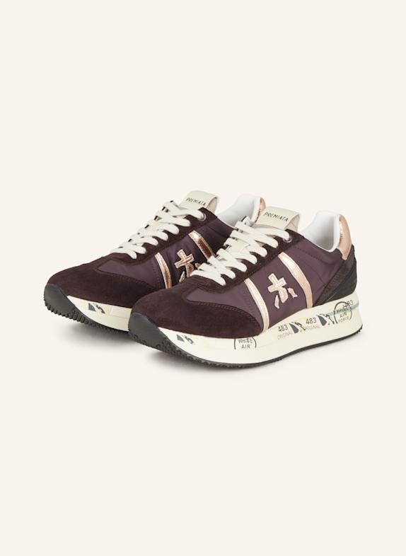 PREMIATA Sneakers CONNY DARK BROWN/ PINK