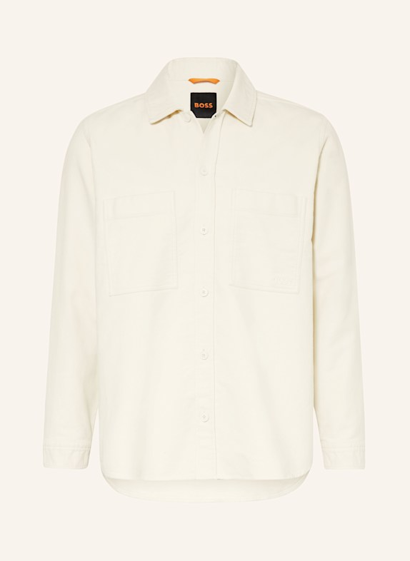 BOSS Flanell-Overshirt LUWE ECRU