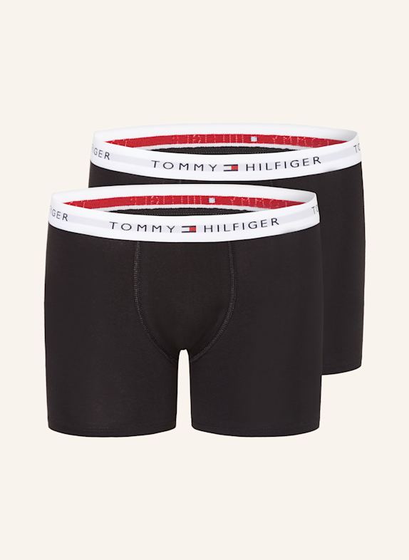 TOMMY HILFIGER 2er-Pack Boxershorts SCHWARZ