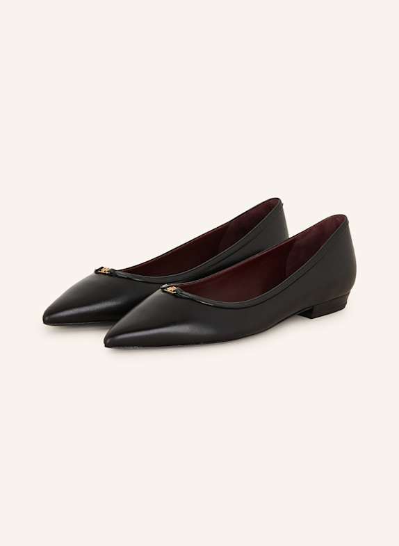TORY BURCH Ballerinas SCHWARZ