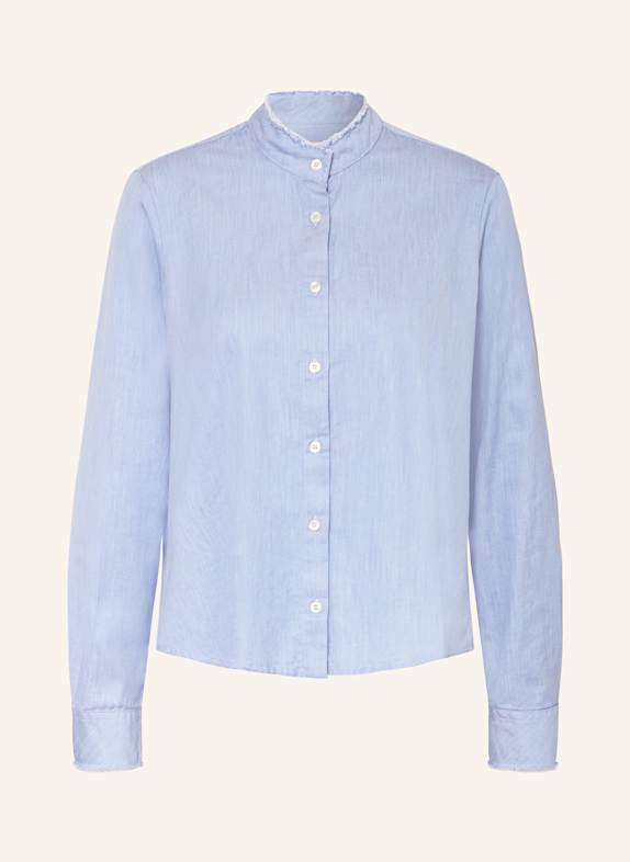 lilienfels Jeansbluse HELLBLAU