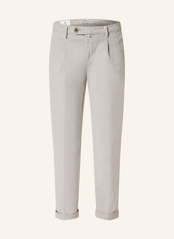 MYTHS Chino kalhoty Contemporary Fit SVĚTLE ŠEDÁ