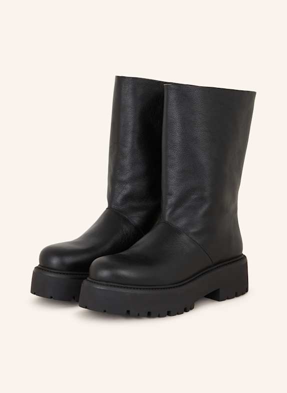PALOMA BARCELÓ Platform boots DEVA BLACK
