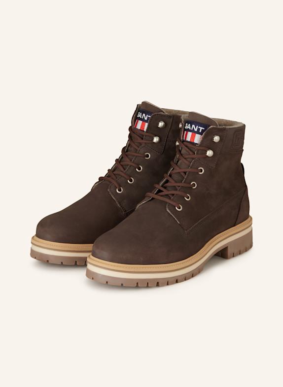 GANT Schnürboots PALROCK DUNKELBRAUN