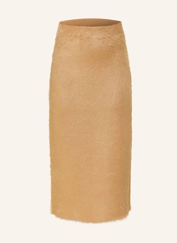 FABIANA FILIPPI Knit skirt CAMEL