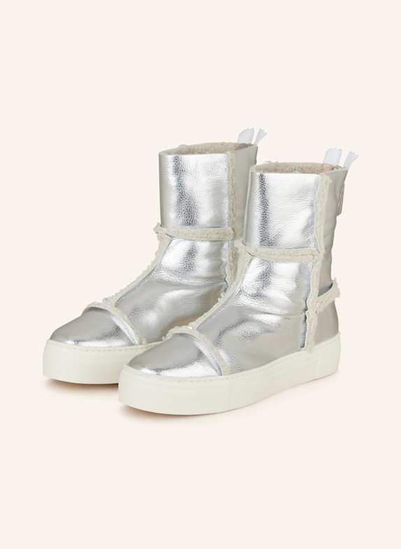 AGL Plateau-Boots ROSY SILBER