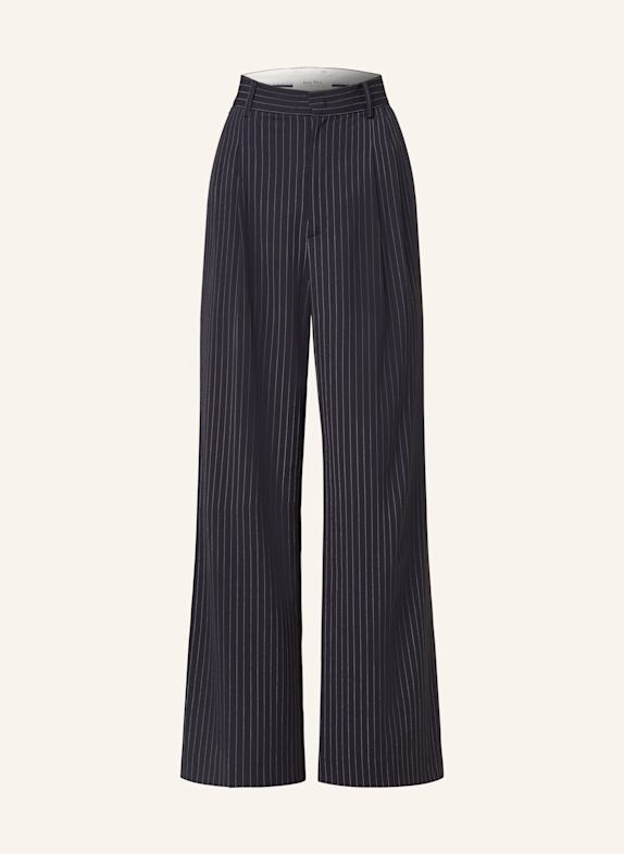 Part Two Wide leg Trousers Nursing CHERRA DARK BLUE/ BLACK
