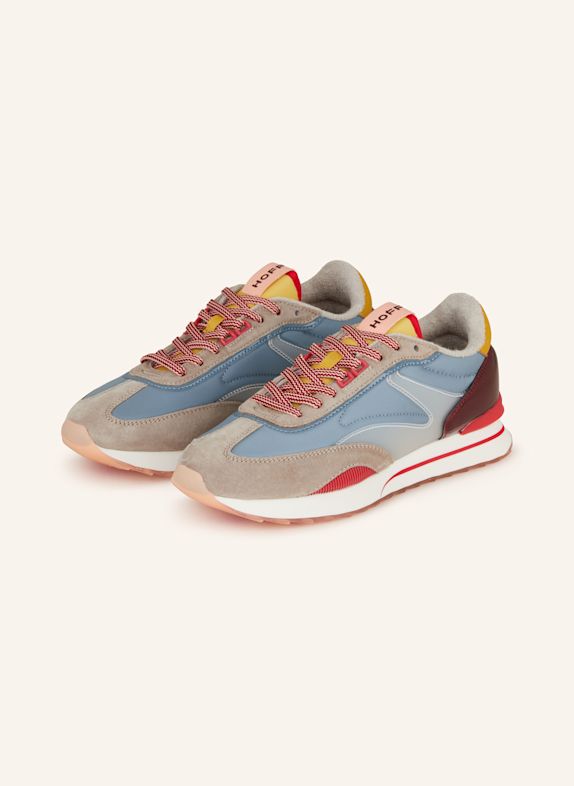 HOFF Sneaker PEONY BLAU/ TAUPE/ DUNKELROT