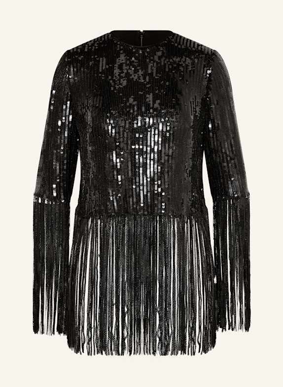 TALBOT RUNHOF Shirt blouse with sequins BLACK