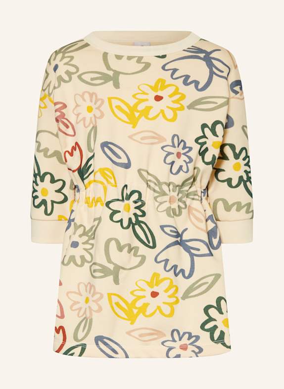 PETIT BATEAU Jerseykleid ECRU/ BLAU/ GRÜN