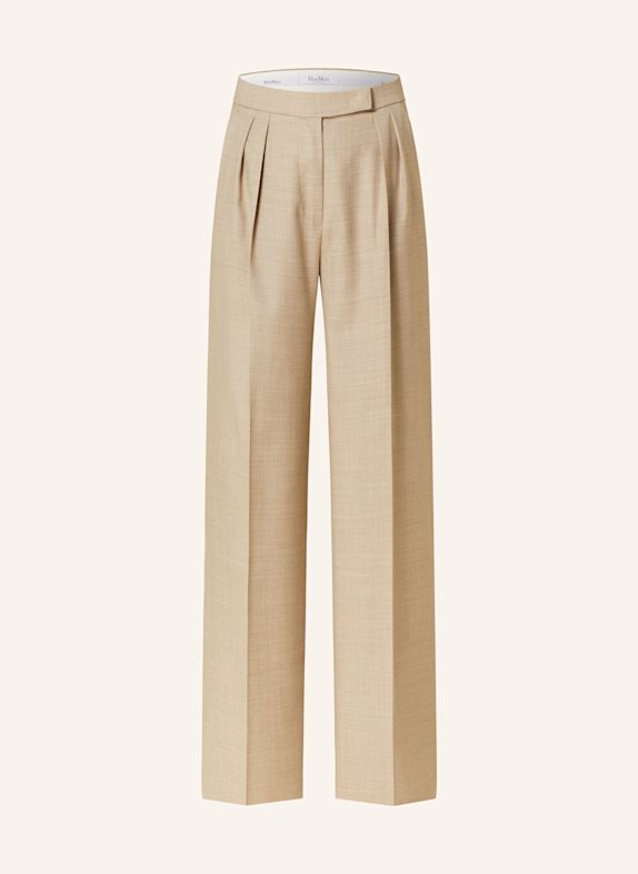 Max Mara ENTRATA wide leg trousers CREAM