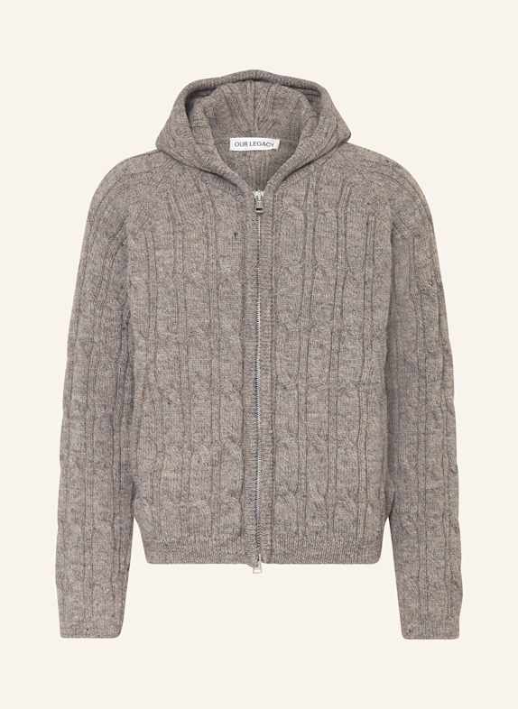 OUR LEGACY LEVEL" cardigan GRAY