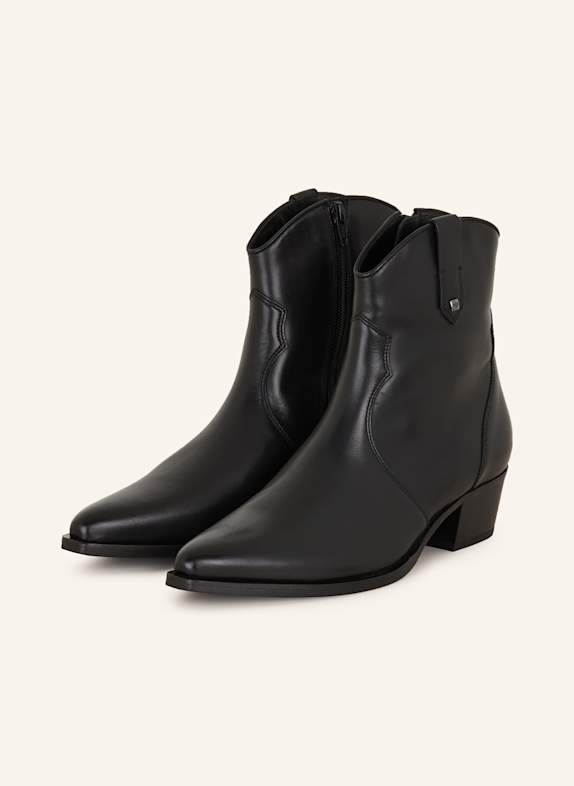 Högl Cowboy Boots SCHWARZ