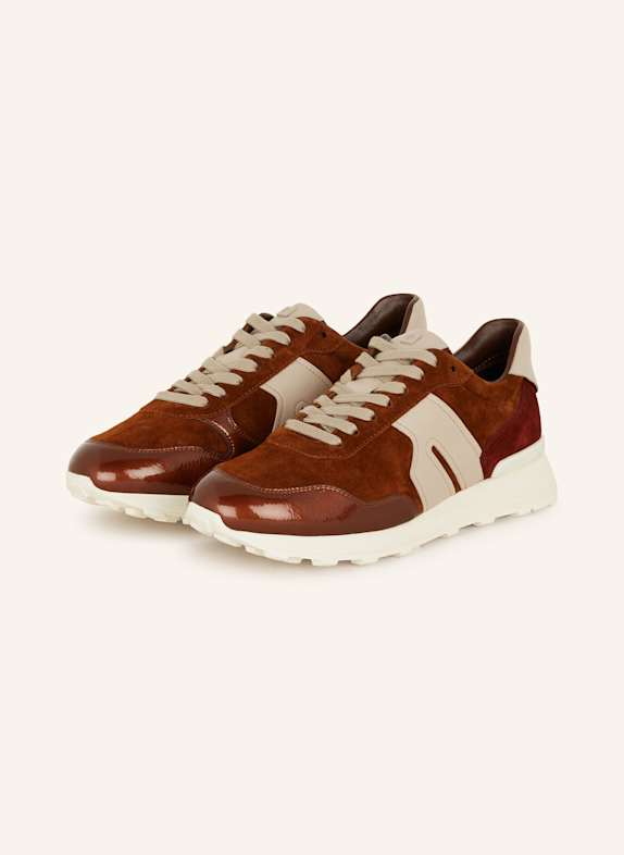Högl Sneaker BRAUN/ DUNKELROT/ HELLGRAU