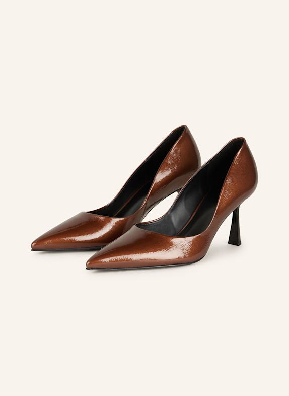 Högl Lack-Pumps BRAUN