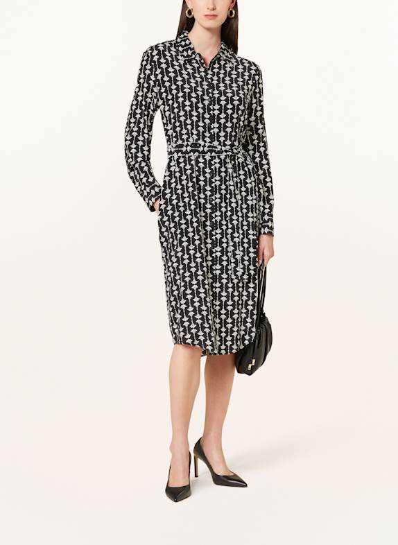 JOOP! Shirt dress BLACK/ WHITE