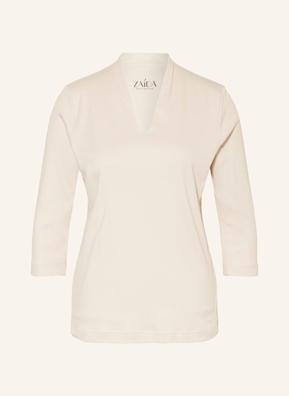 ZAÍDA Shirt with 3/4 sleeves CREAM