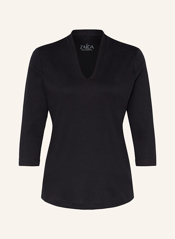 ZAÍDA Shirt with 3/4 sleeves BLACK