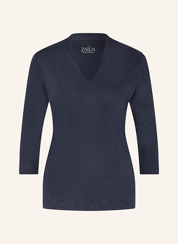 ZAÍDA Shirt with 3/4 sleeves DARK BLUE