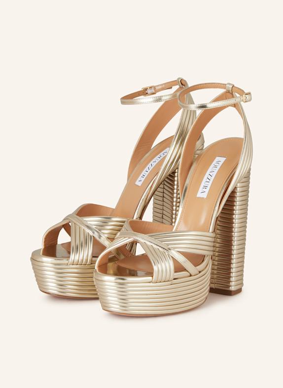 AQUAZZURA Sandaletten SUNDANCE GOLD