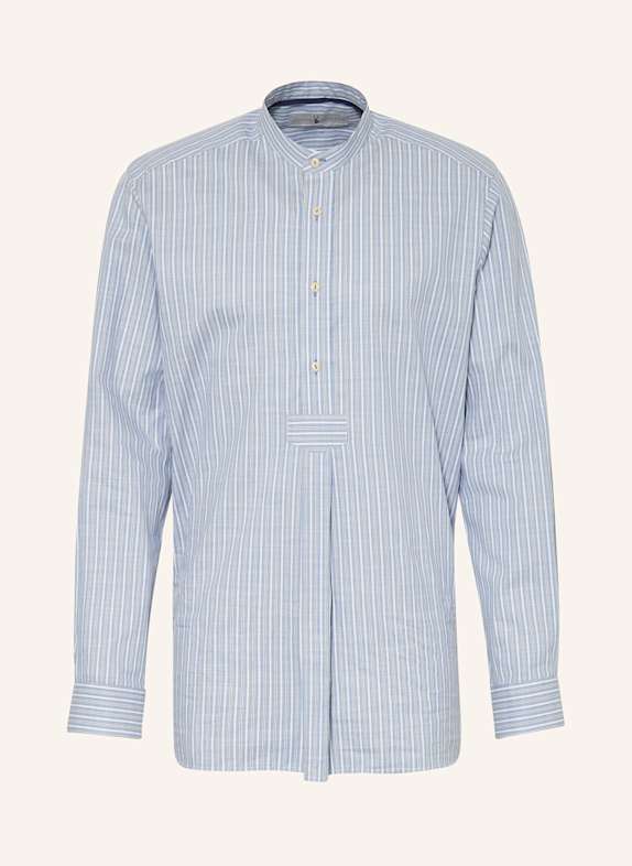 Johann & Johanna Trachtenhemd Comfort Fit HELLBLAU/ WEISS