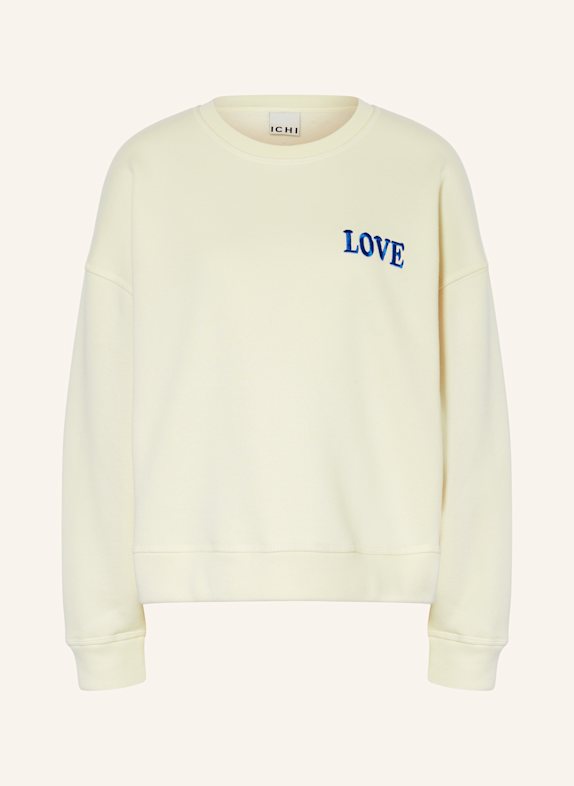 ICHI IHMERELLA sweatshirt CREAM/ BLUE