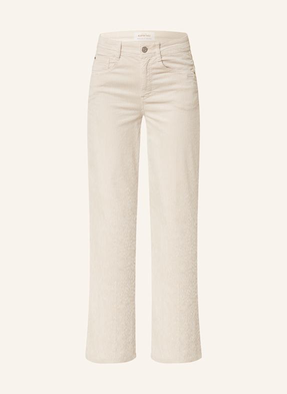 GANG Cordhose 94AMELIE WIDE ECRU