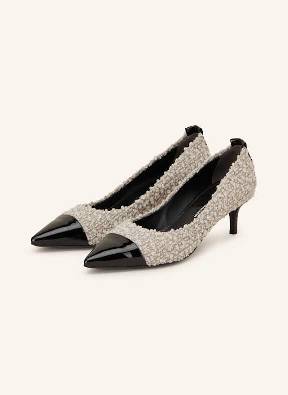 KENNEL & SCHMENGER Pumps LONDON HELLGRAU/ SCHWARZ