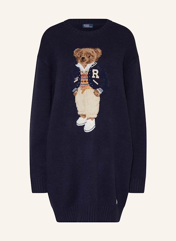 POLO RALPH LAUREN Knit dress DARK BLUE