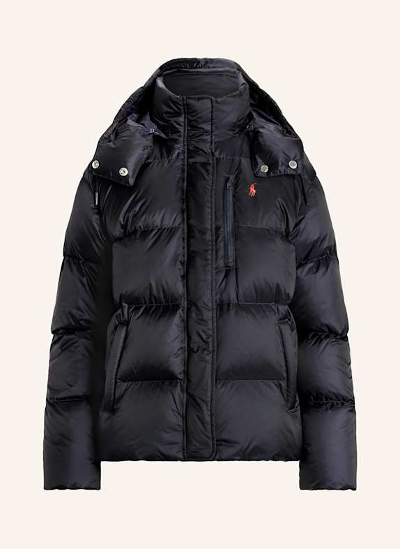 POLO RALPH LAUREN Down jacket with removable hood DARK BLUE