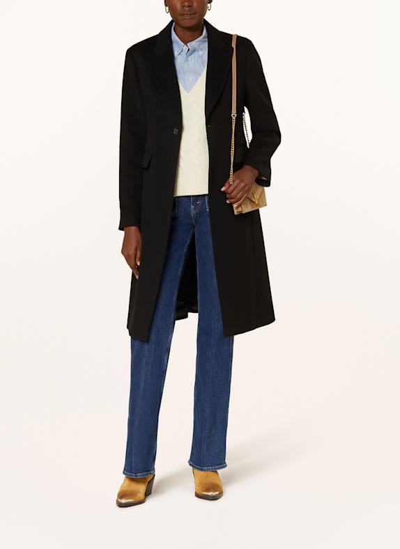 POLO RALPH LAUREN Wool coat BLACK