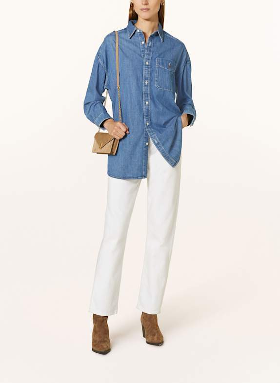 POLO RALPH LAUREN Džínová halenka MODRÁ