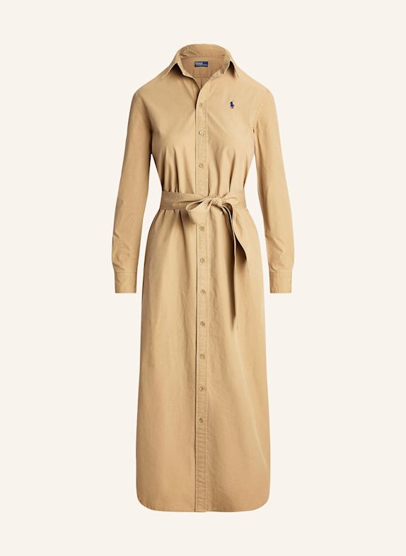 POLO RALPH LAUREN Shirt dress LIGHT BROWN