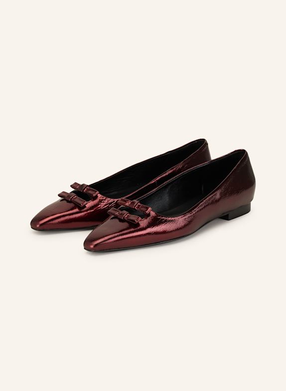 ZINDA Ballerinas DUNKELROT