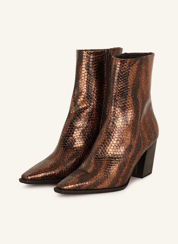 ZINDA Stiefeletten BERLIN BRAUN/ DUNKELBRAUN