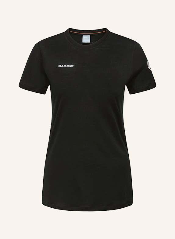 MAMMUT T-shirt TREE WOOL z wełną merino CZARNY