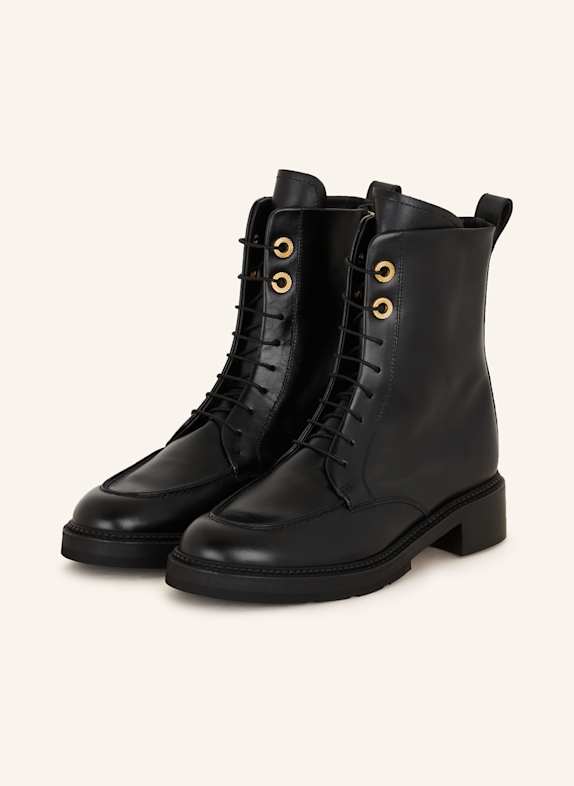 Pertini Schnürboots SCHWARZ