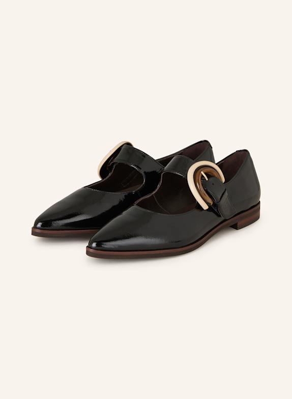 Pertini Mary-Jane-Ballerinas SCHWARZ