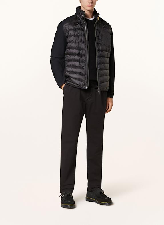 PARAJUMPERS Daunenjacke JAYDEN im Materialmix SCHWARZ
