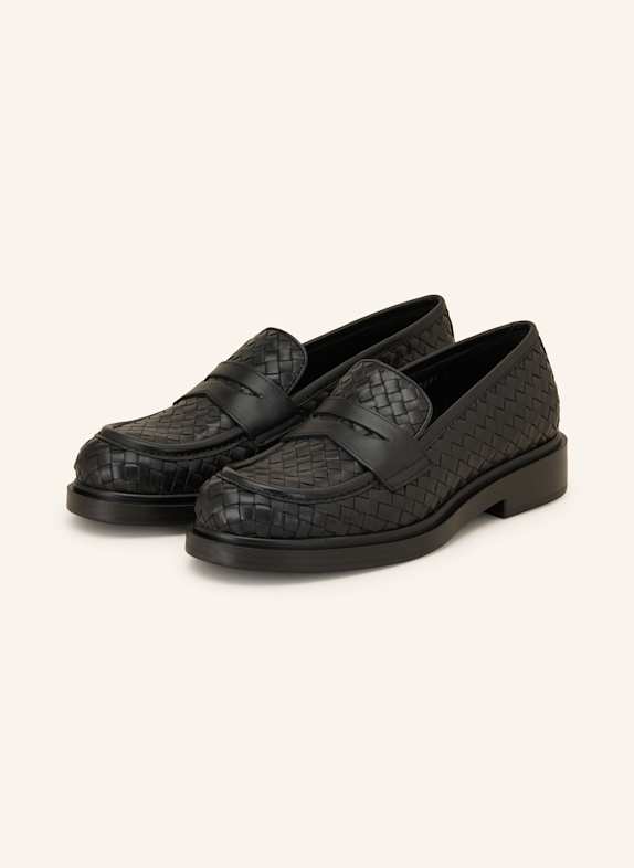 PONS QUINTANA Penny loafer SELINE BLACK
