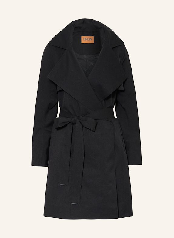 BRGN Regenmantel SCHWARZ