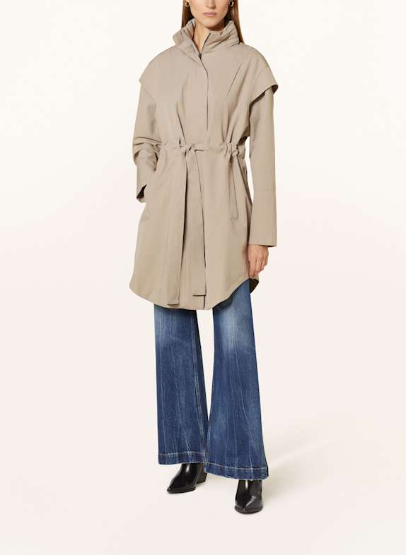 BRGN Regenmantel MONSUN TAUPE