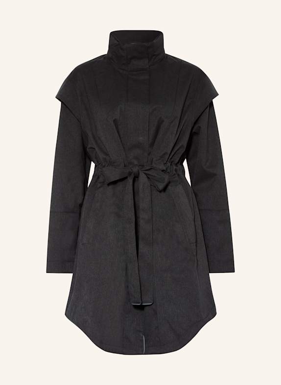 BRGN Regenmantel MONSUN SCHWARZ