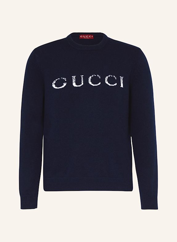 GUCCI Sweater DARK BLUE/ WHITE