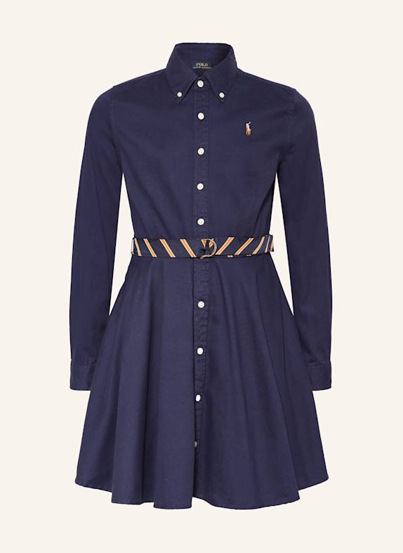 Hilfe & Kontakt Hemdblusenkleid DUNKELBLAU