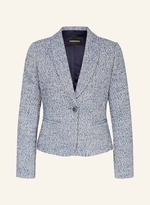 EMPORIO ARMANI Blazer WHITE/ BLUE/ SILVER