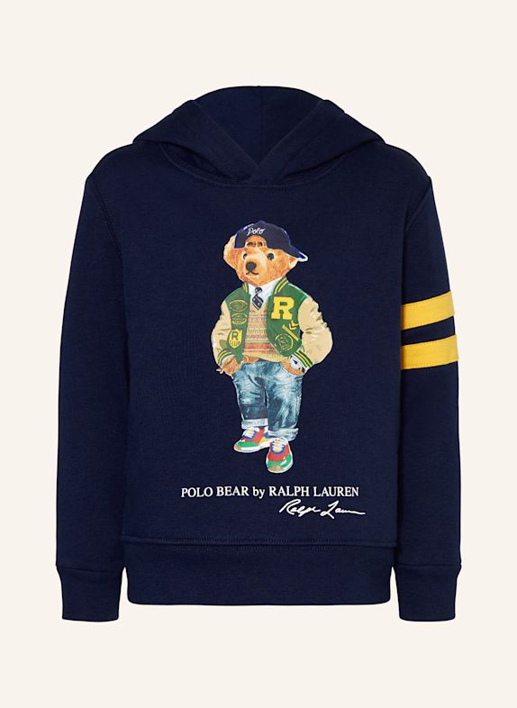 palm angels side stripe knit marine polo shirt item Hoodie DUNKELBLAU/ GRÜN/ GELB